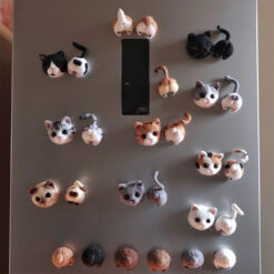 Custom 3D Needle-felted Pet Fridge Magnet